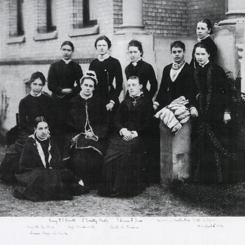 First student group photograph,1879. Copyright @LMH 